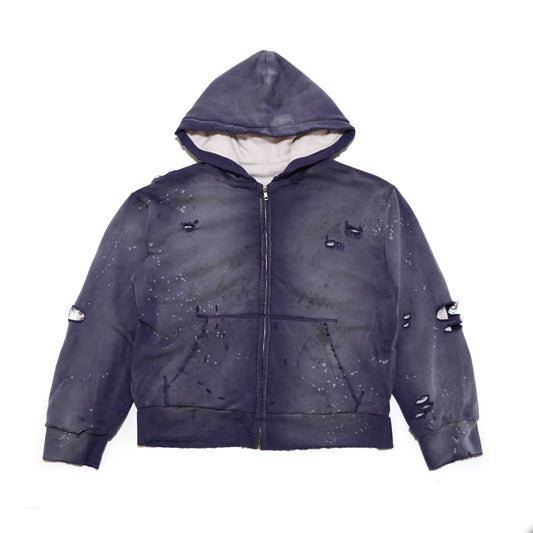 Mauve Thermal Lined Zip-Up